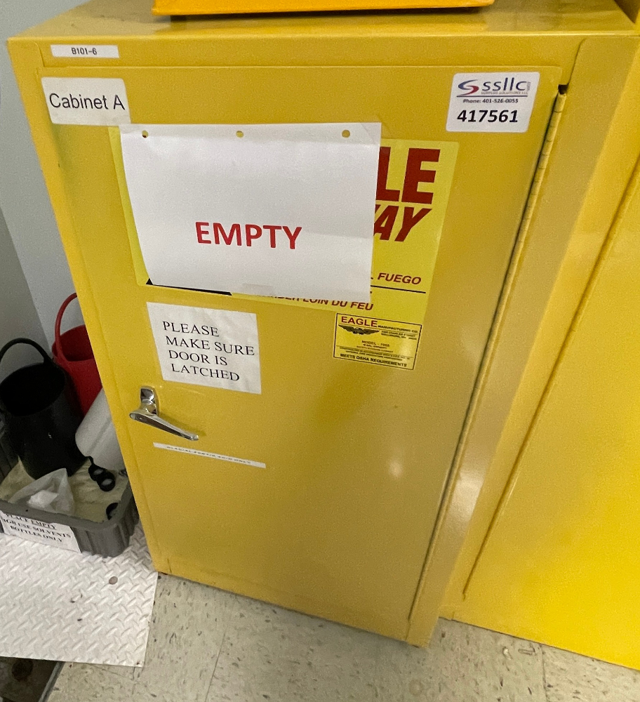 Image of Eagle Flammable Liquid Safety Storage Cabinet 16 Gallon